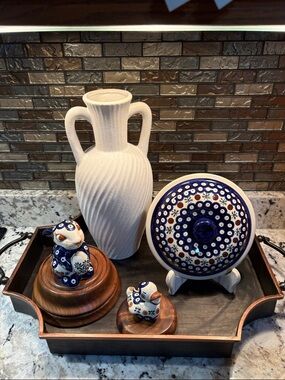 Boleslawiec lid only Home Décor or extra lid for 7.75 baker
